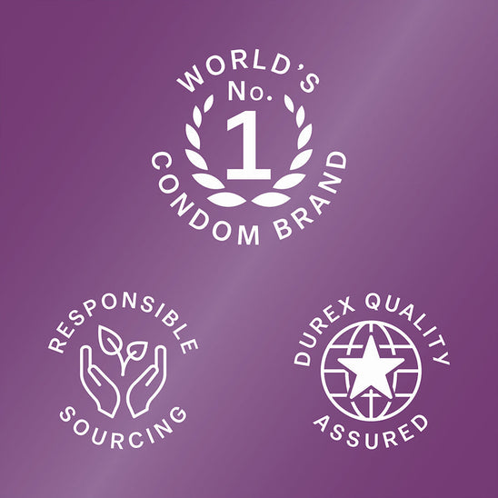 World's no. 1 condom brand; Responsible sourcing; Durex quality assured